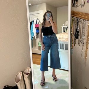 Madewell wide-leg crop jeans